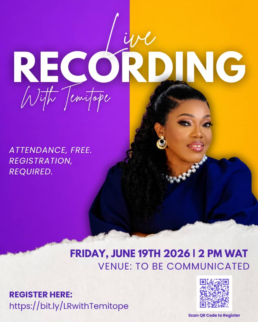 Live Recording With Temitope